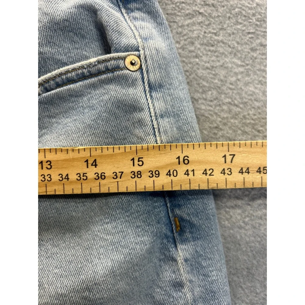 AGOLDE High Rise Straight Leg Jeans Womens Size 25 Light Wash Blue Premium Denim